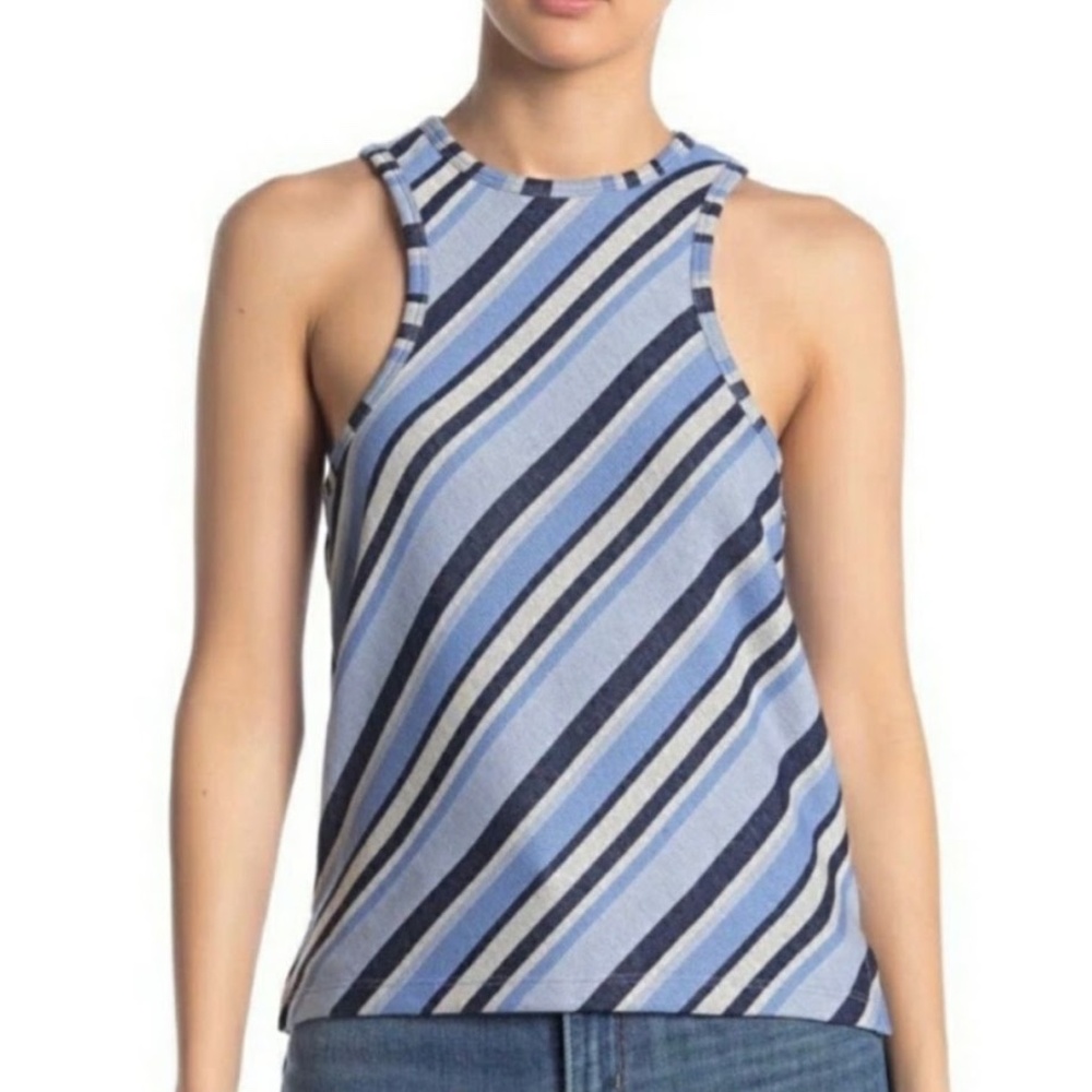 Free People Racerback Tank Top Sz L NWOT - Picture 2 of 6